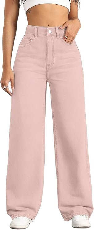 Sidefeel Women's Wide Leg Jeans High Waisted - Image 3